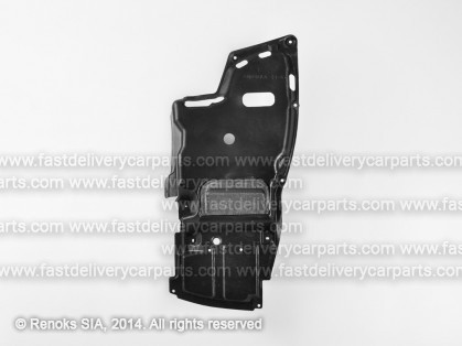 TT Corolla 04->06 engine shield L 1.4D/2.0D (ABS+PVC)