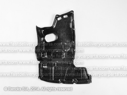 TT Corolla 04->06 engine shield R 1.4D/2.0D (ABS+PVC)