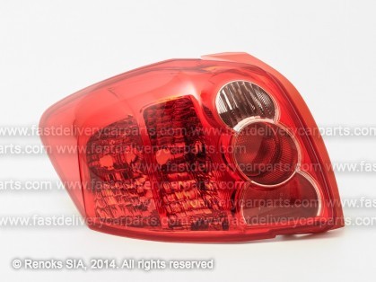 TT Auris 07->10 tail lamp L model with one bulb holder plate DEPO