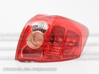 TT Auris 07->10 tail lamp R model with one bulb holder plate DEPO