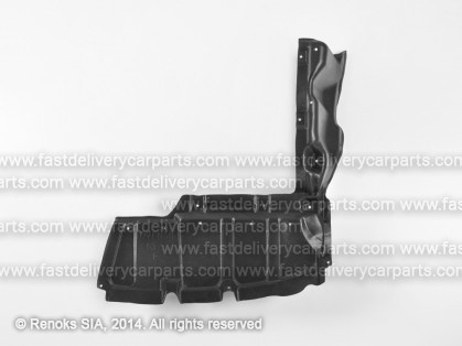 TT Avensis 03->06 engine shield R 2.0D (high density Polyethylene (HDPE))