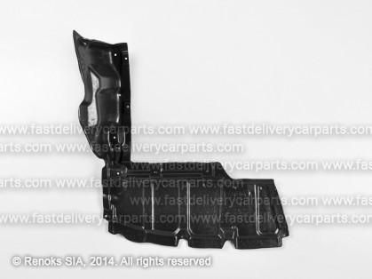 TT Avensis 03->06 engine shield R 2.0D (high density Polyethylene (HDPE))