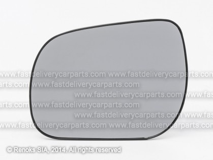TT Rav4 06->09 spoguļa ieliktnis L apsildāms liekts