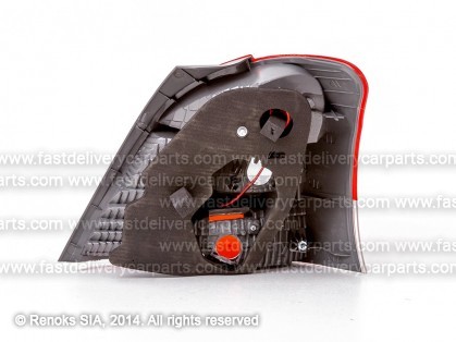 TT Yaris 09->11 tail lamp L 09->11 with white repeater lamp without bulb holders LED TYC