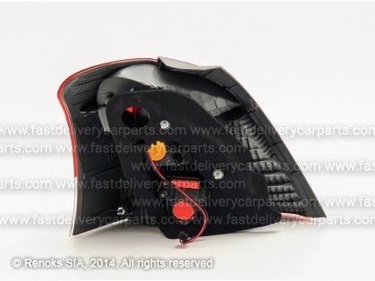 TT Yaris 09->11 tail lamp R with rellow repeater lamp without bulb holders LED/W5W TYC