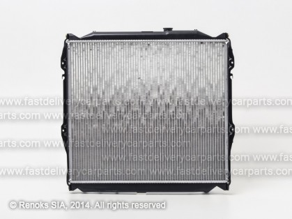 TT Land Cruiser FJ90 96->02 radiators 3.4 MAN +/-KOND 638x575x25 RA647551 tips DENSO