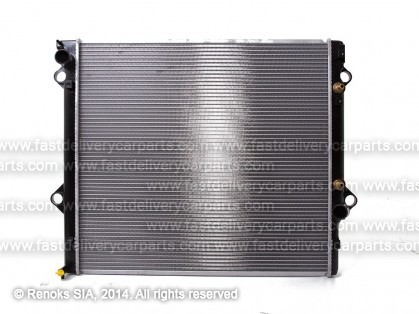 TT Land Cruiser FJ120 03->09 radiators 3.0D-4D MAN/AUT +/-KOND 650X598X26 06->