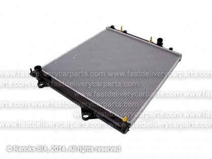 TT Land Cruiser FJ120 03->09 radiators 3.0D-4D MAN/AUT +/-KOND 650X598X26 06->