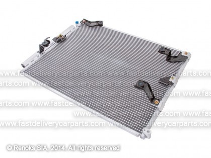 TT Land Cruiser FJ100 98->07 radiators KOND 690X540X16 ar sausinātāju 4.7/4.2D