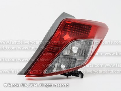 TT Yaris 11->14 tail lamp R without bulb holders TYC