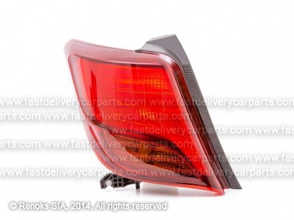 TT Yaris 14->17 tail lamp L P21W/W21-5W without bulb holders TYC