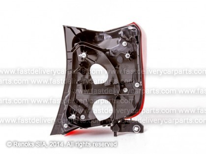 TT Yaris 14->17 tail lamp L P21W/W21-5W without bulb holders TYC