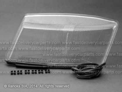 SAAB 93 98->03 head lamp glass L VALEO