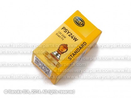 Spuldze PSY24W 24W 12V dzeltena HELLA
