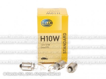 Bulb H10W 10W 12V HELLA