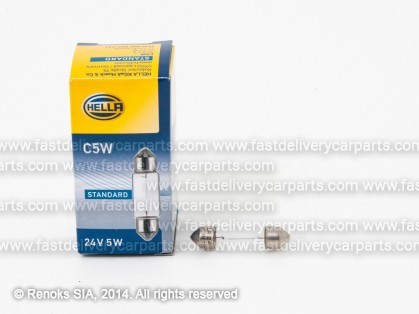 Spuldze C5W 24V T10X36 HELLA