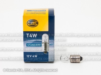 Bulb T4W 12V 4W HELLA