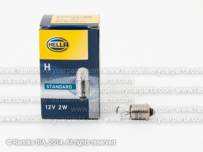 Bulb H2W 12V BA9s HELLA