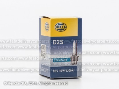 XENON Bulb D2S 4300K 35W 12V/24V HELLA STANDARD