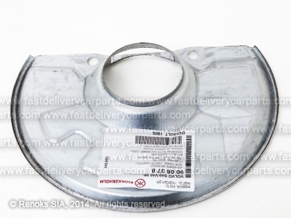 VV S40 96->00 wheel dust shield front R (V40) STEEL