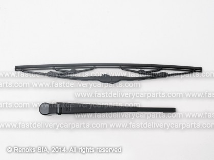 VV S40 96->00 logu tīrītāja slotiņas turētājs aizmugures +slotiņa 350MM V40