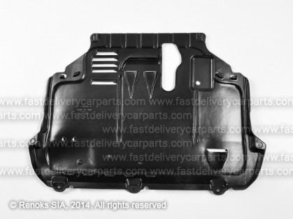 VV S40 03->07 engine shield BENZ (high density Polyethylene (HDPE))