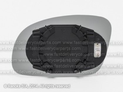 VW Beetle 98->05 spoguļa ieliktnis R apsildāms liekts 02->05 TW