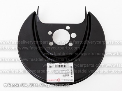 AD A1 10->15 wheel dust shield rear L same VW Polo 01->05