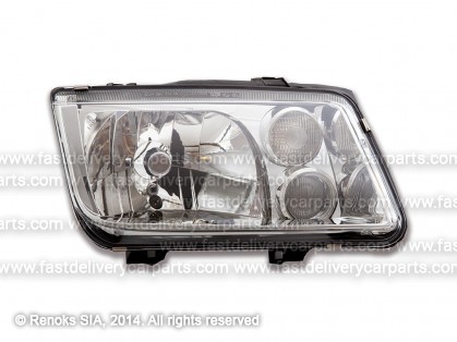 VW Bora 98->05 фара R H3/H4 мануальная/электро DJ AUTO