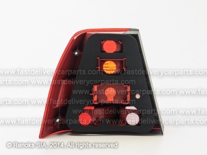 VW Bora 98->05 tail lamp SED R white/red without bulb holders TYC