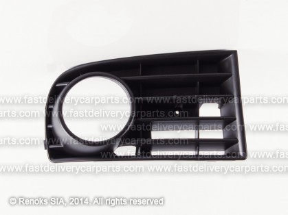 VW Golf 03->09 bumper grille R with fog lamp hole