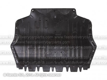 VW Golf 03->09 защита двигателя DIESEL без отверстий (Polypropylene (PP/PPE))