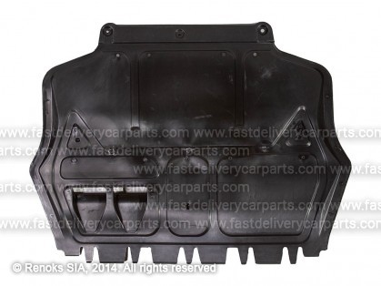 VW Golf 03->09 защита двигателя 2.0TDi 125KW с отверстиями (Plastic – Polypropylene (PP) and fiberglass (GF22))