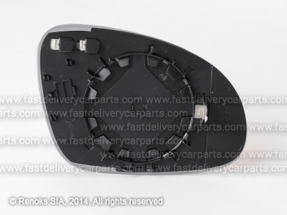 VW Golf 03->09 spoguļa ieliktnis L apsildāms sfērisks VIEW MAX