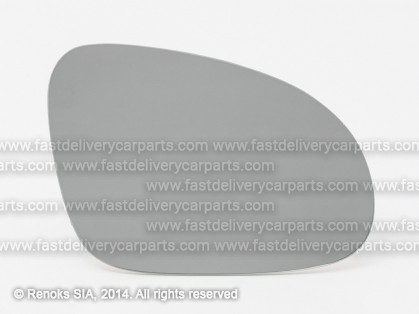 VW Golf 03->09 spoguļa stikls R liekts ar līmlentu TW