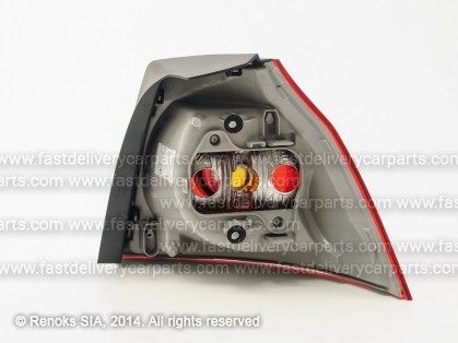 VW Golf 03->09 tail lamp HB outer L without bulb holders TYC