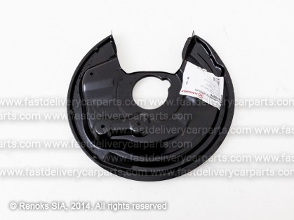 VW Beetle 11-> wheel dust shield rear R 256MM STEEL
