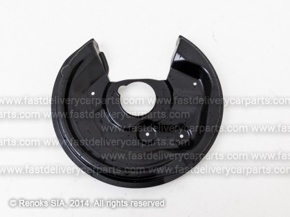 VW Beetle 11-> wheel dust shield rear R 256MM STEEL