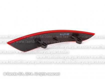 VW Golf 09->12 rear reflector L red/smoked TYC