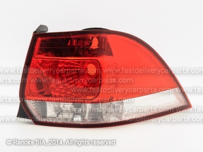 VW Golf 09->12 tail lamp VARIANT R smoked/red DEPO