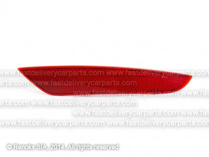 VW Golf 09->12 rear reflector HB R red/smoked TYC