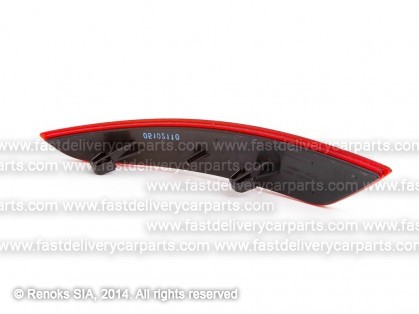 VW Golf 09->12 rear reflector HB R red/smoked TYC