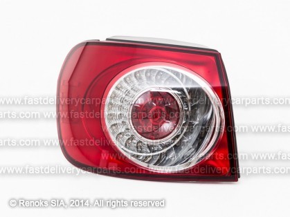 VW Golf Plus 09-> tail lamp outer L without bulb holders LED VALEO 44065