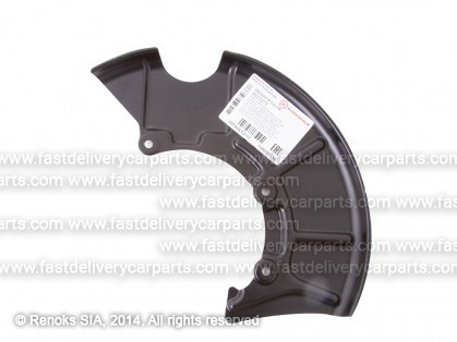 AD A3 96->00 wheel dust shield front L 312MM same VW Golf 98->