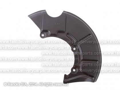 AD A3 96->00 wheel dust shield front R 312MM same VW Golf 98->