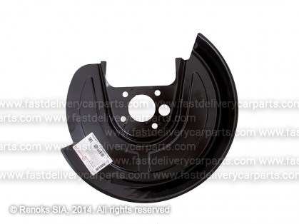 AD TT 06->14 bremžu aizsegs aizmugures L 256MM STEEL skat VW Golf 98->03