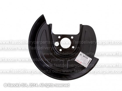 AD TT 06->14 bremžu aizsegs aizmugures R 256MM STEEL skat VW Golf 98->03