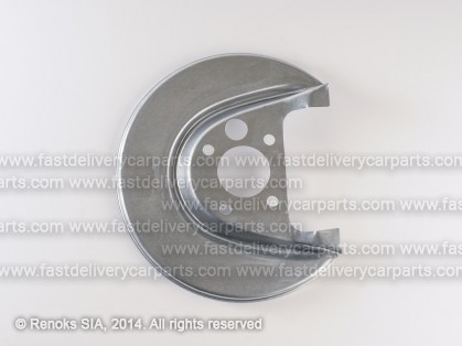 SK Roomster 10-> wheel dust shield rear R same VW Golf 98->03