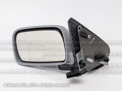 VW Polo 94->99 spogulis L elektro apsildāms gruntēts sfērisks 5pins