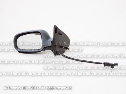 VW Polo 99->01 spogulis L ar trosēm gruntēts sfērisks
